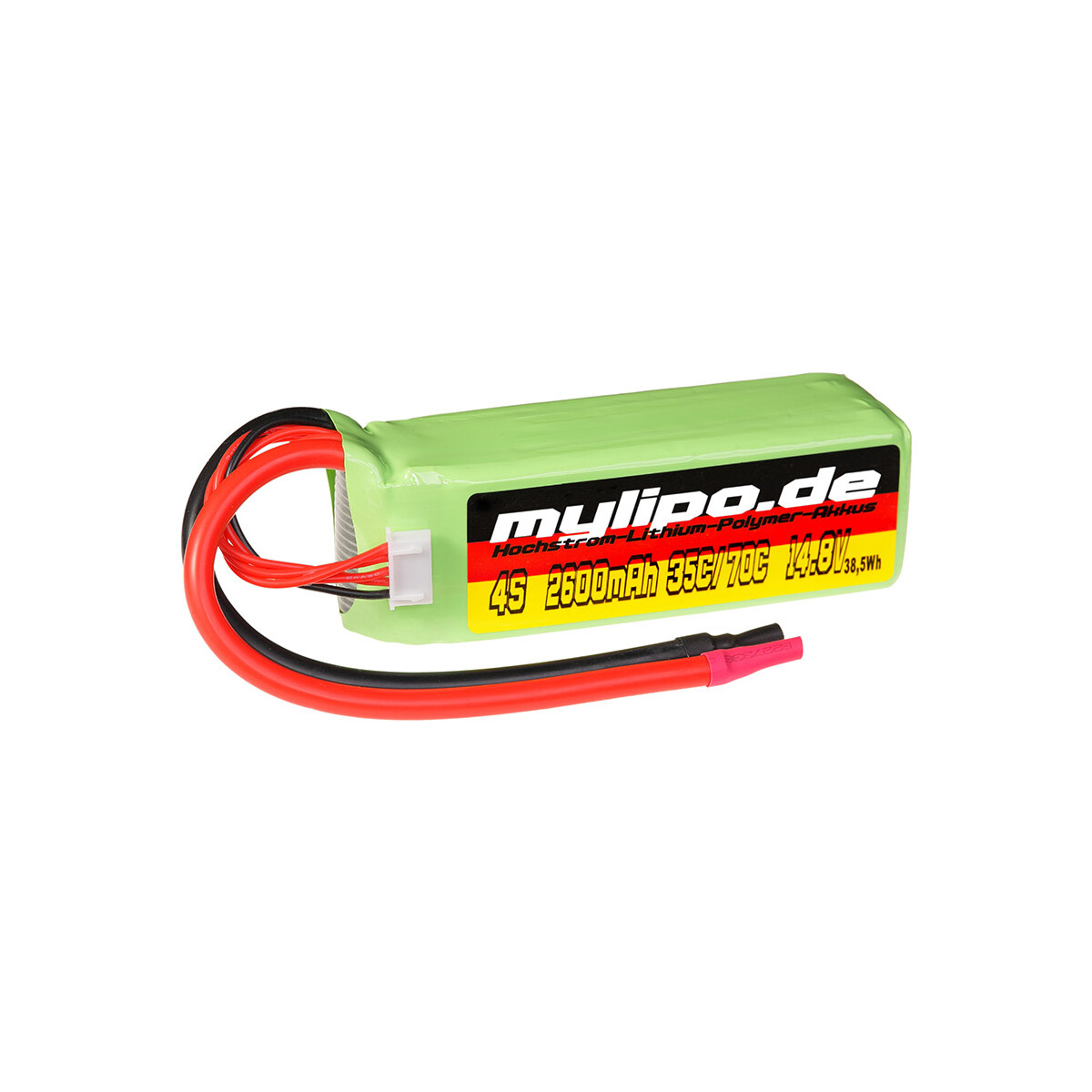 Lipo Akku 2600mAh 14,8V 4S 35C/70C kompakt