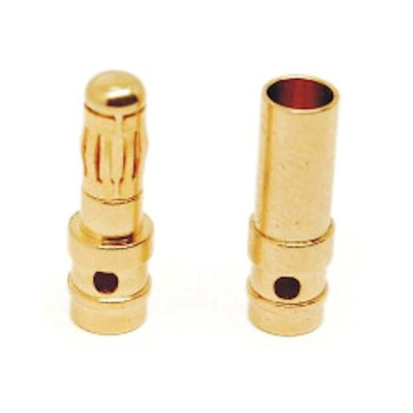 *5 Paar 3,5mm Goldkontaktstecker