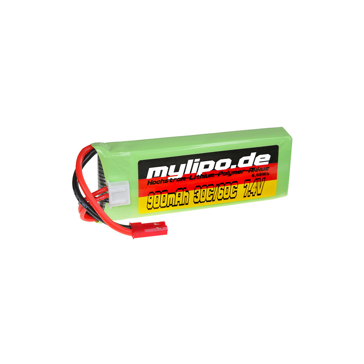 Lipo Akku  900mAh 7,4V 30C/60C 200 QX