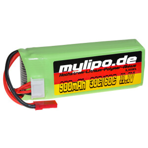 Lipo Akku 900mAh 11,1V 30C/60C f&uuml;r BLADE 200 SRX...