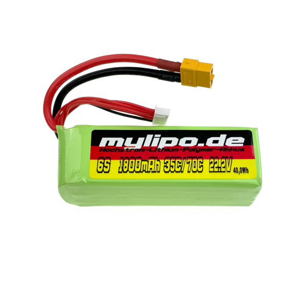 Lipo Akku 1800mAh 22,2V 35C/70  OMP M4/Goblin 380/Goosky RS4